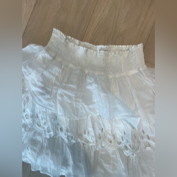 Vintage Zara Frilly White Skirt - Picture 2 of 5